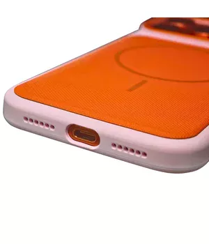Чохол TPU TechWoven Hybrid with MagSafe Apple iPhone 17 Pro Max (6.9") Pink / Orange