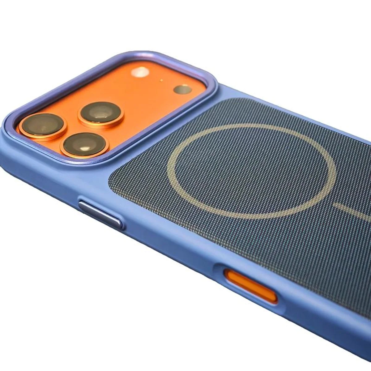 Чехол TPU TechWoven Hybrid with MagSafe для Apple iPhone 17 Pro Max (6.9") Blue