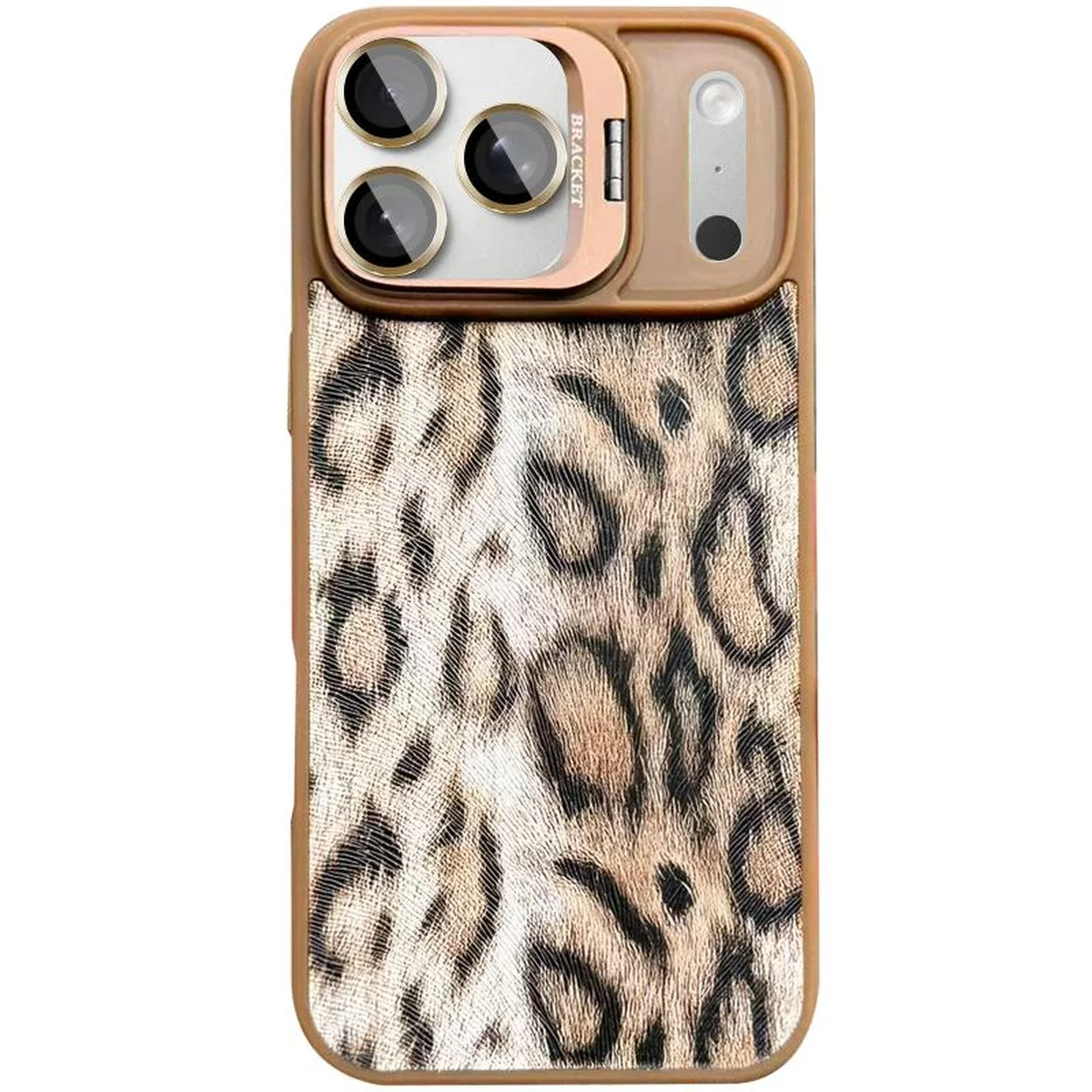 Чохол TPU+PC Wild Leopard with MagSafe and Lens для Apple iPhone 17 Pro Max (6.9") Brown