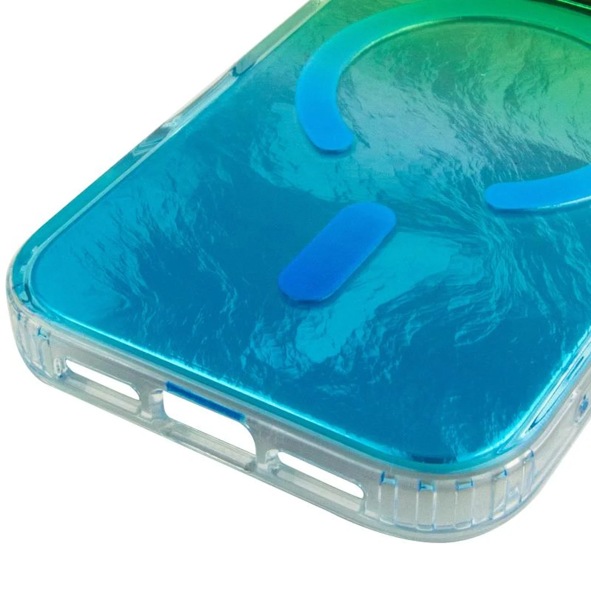 Чехол TPU Shiny Mountain (MagFit) для Apple iPhone 17 Pro Max (6.9") Green / Blue