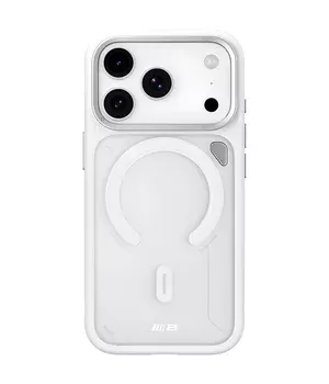 TPU+PC чехол Blueo Frosted Heat Dissipation Stand with MagSafe для Apple iPhone 17 Pro Max (6.9") Белый