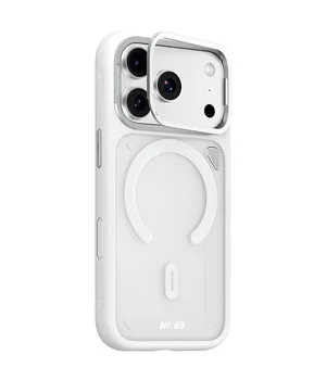 TPU+PC чехол Blueo Frosted Heat Dissipation Stand with MagSafe для Apple iPhone 17 Pro Max (6.9") Белый