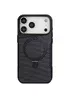 TPU+PC чехол Metal Buttons with MagSafe Carbon Ring для Apple iPhone 17 Pro Max (6.9") Черный
