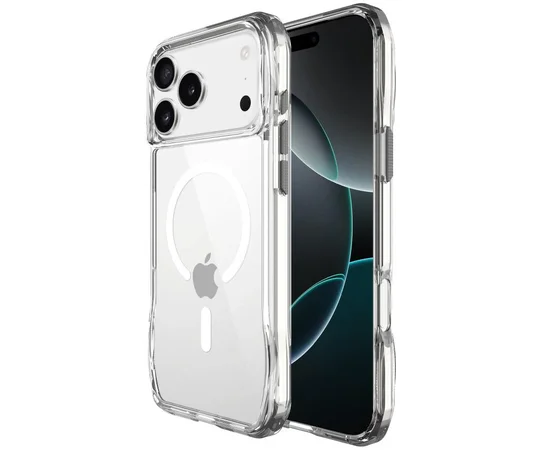 Чехол TPU Space Octagon with MagSafe для Apple iPhone 17 Pro Max (6.9") Clear