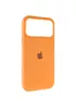 Чехол Silicone Case (AA) Logo with MagSafe для Apple iPhone 17 Pro Max (6.9") Оранжевый / Orange