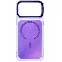 Чехол TPU+PC Jewel Sparkle with MagSafe для Apple iPhone 17 Pro Max (6.9") Lavender Glitter