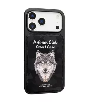 TPU+PC чехол Animal Club для Apple iPhone 17 Pro Max (6.9") Black