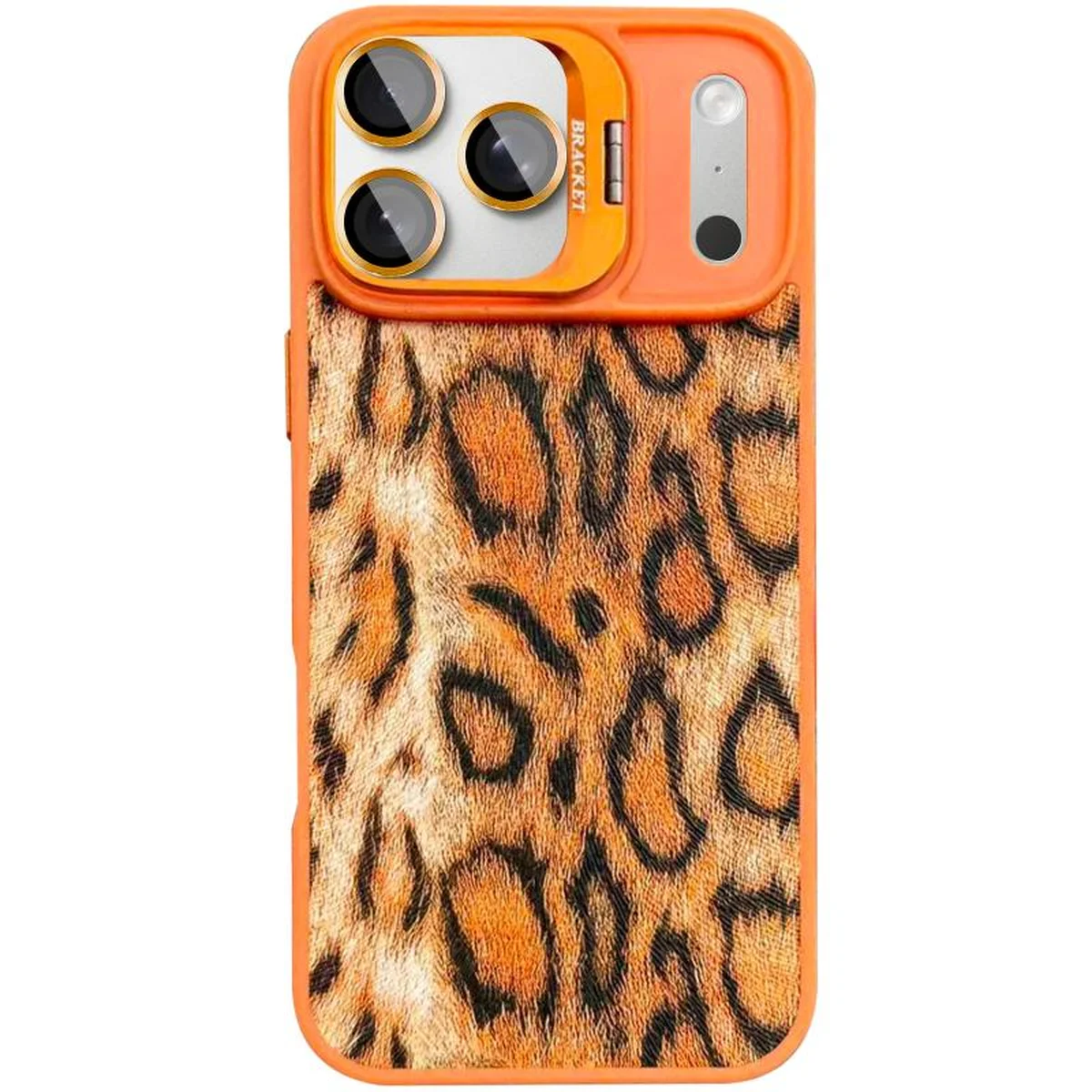 Чехол TPU+PC Wild Leopard with MagSafe and Lens для Apple iPhone 17 Pro (6.3") Orange
