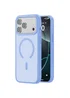 TPU+PC чехол Blueo Skin Friendly Frosted with Magnetic Fit для Apple iPhone 17 Pro / 18 Pro (6.3") Голубой / Sky Blue