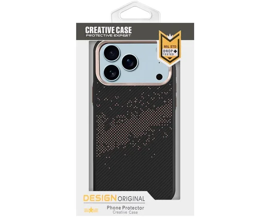 TPU чехол Monzo (MagFit) для Apple iPhone 17 Pro (6.3") Titanium gold