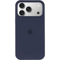 Чехол Silicone Case Full Protective (AA) для Apple iPhone 17 Pro (6.3") Темно-синий / Midnight blue