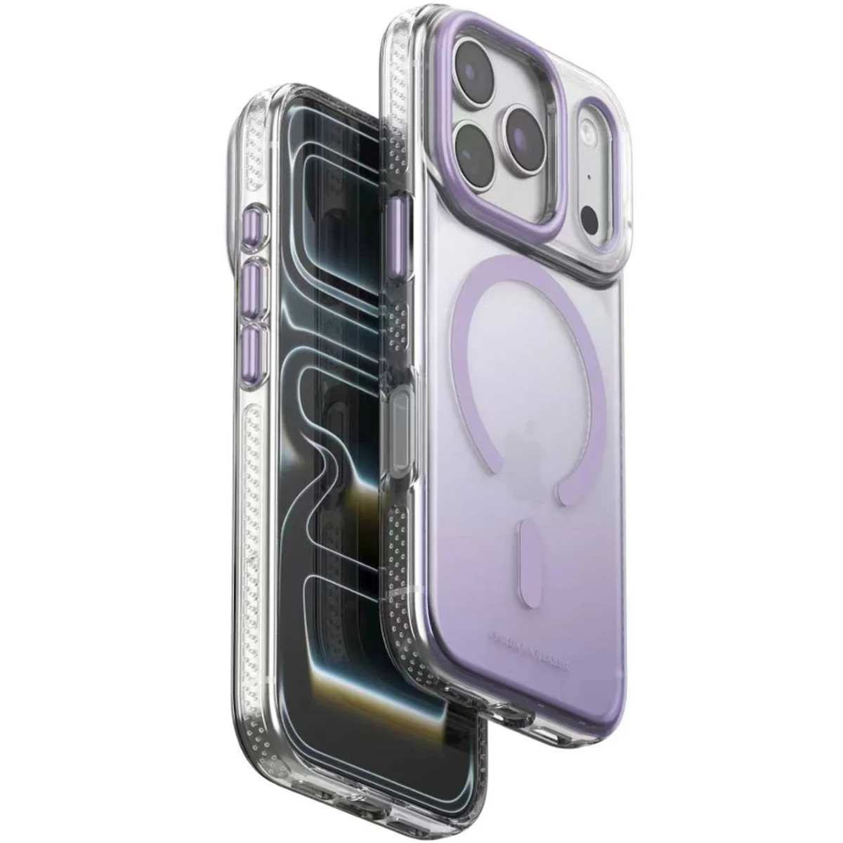 Чехол TPU+PC Puloka Resplendent with Magnetic Fit для Apple iPhone 17 Pro / 18 Pro (6.3") Purple