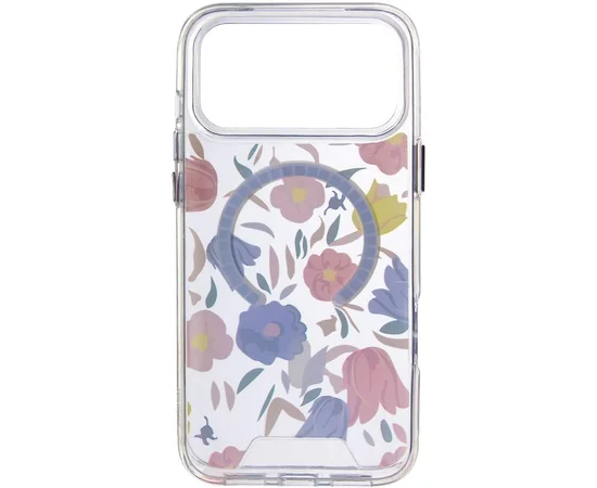 TPU+PC чехол Clear Garden with MagSafe для Apple iPhone 17 Pro (6.3") Tropical Art