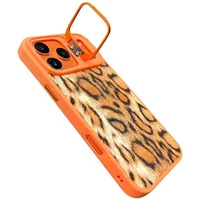 Чехол TPU+PC Wild Leopard with MagSafe and Lens для Apple iPhone 17 Pro (6.3") Orange