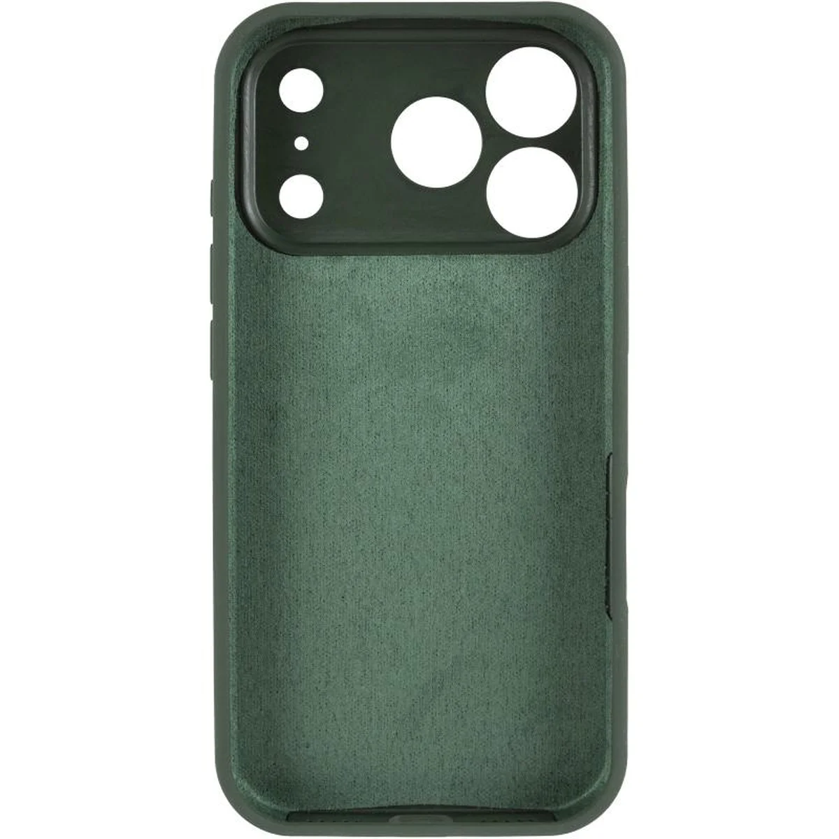 Чехол Silicone Case Full Camera Protective (AA) для Apple iPhone 17 Pro (6.3") Зеленый / Cyprus Green