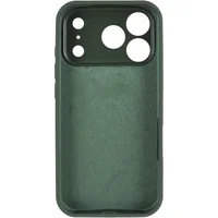 Чехол Silicone Case Full Camera Protective (AA) для Apple iPhone 17 Pro (6.3") Зеленый / Cyprus Green