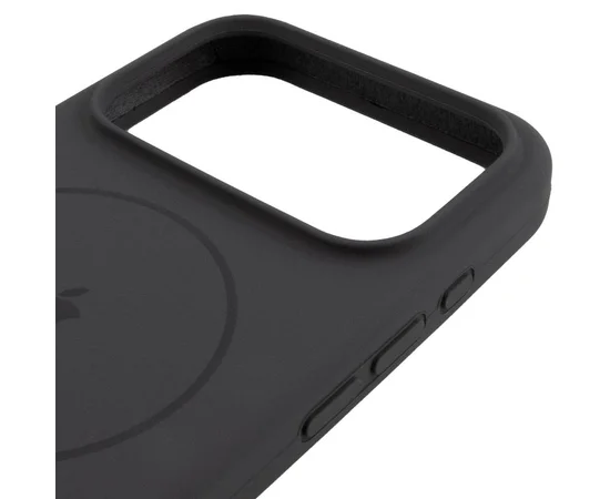 Чехол Silicone Case Full Protective (AA) V2 with MagSafe для Apple iPhone 17 Pro (6.3") Серый / Dark Gray