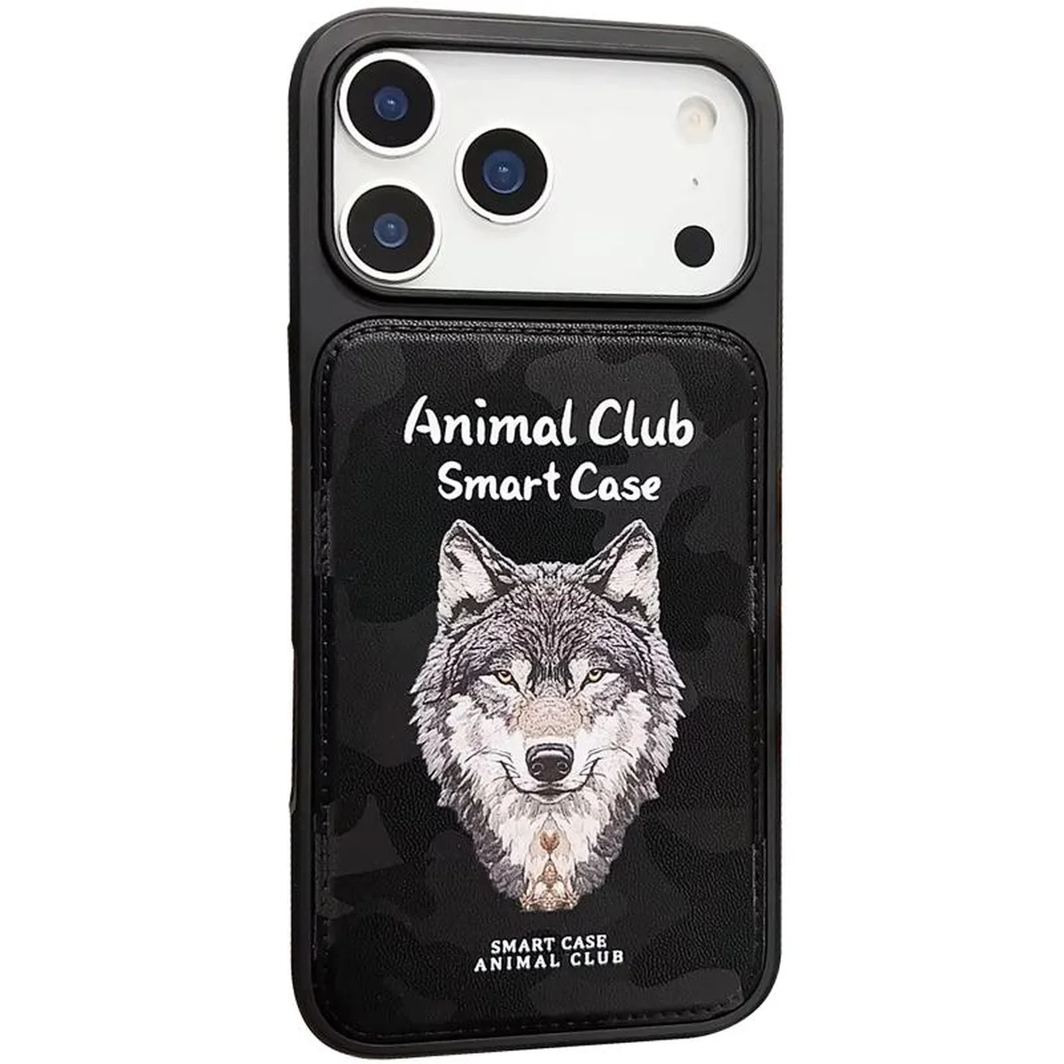 TPU+PC чехол Animal Club для Apple iPhone 17 Pro (6.3") Black
