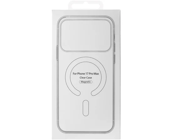 TPU+PC чехол Clear Garden with MagSafe для Apple iPhone 17 Pro (6.3") Blue Blossom