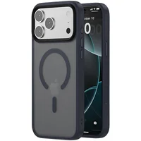 TPU+PC чехол Metal Buttons with MagSafe Colorful для Apple iPhone 17 Pro (6.3") Синий / Navy Blue
