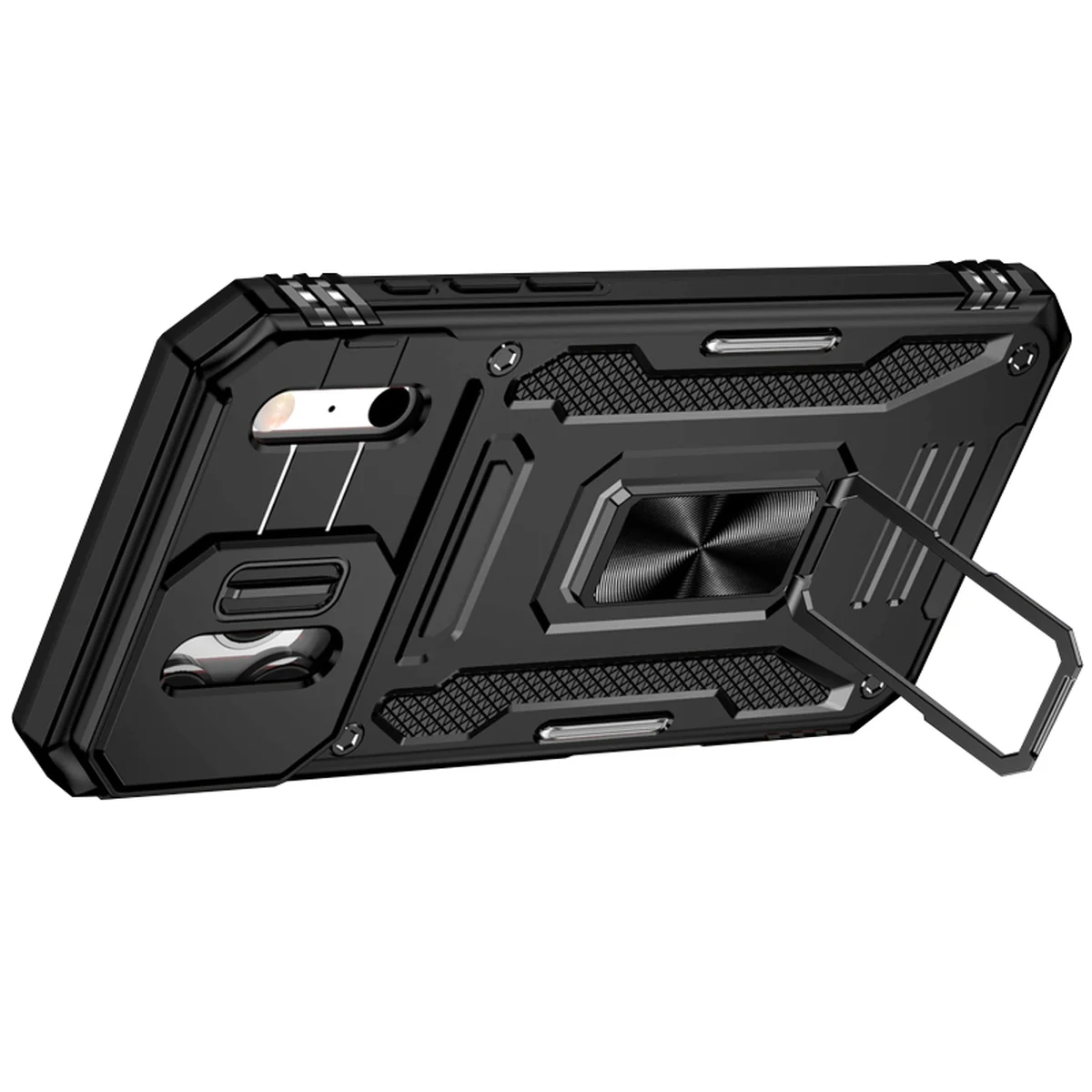 Ударопрочный чехол Camshield Army Ring для Apple iPhone 17 Pro (6.3") Черный / Black