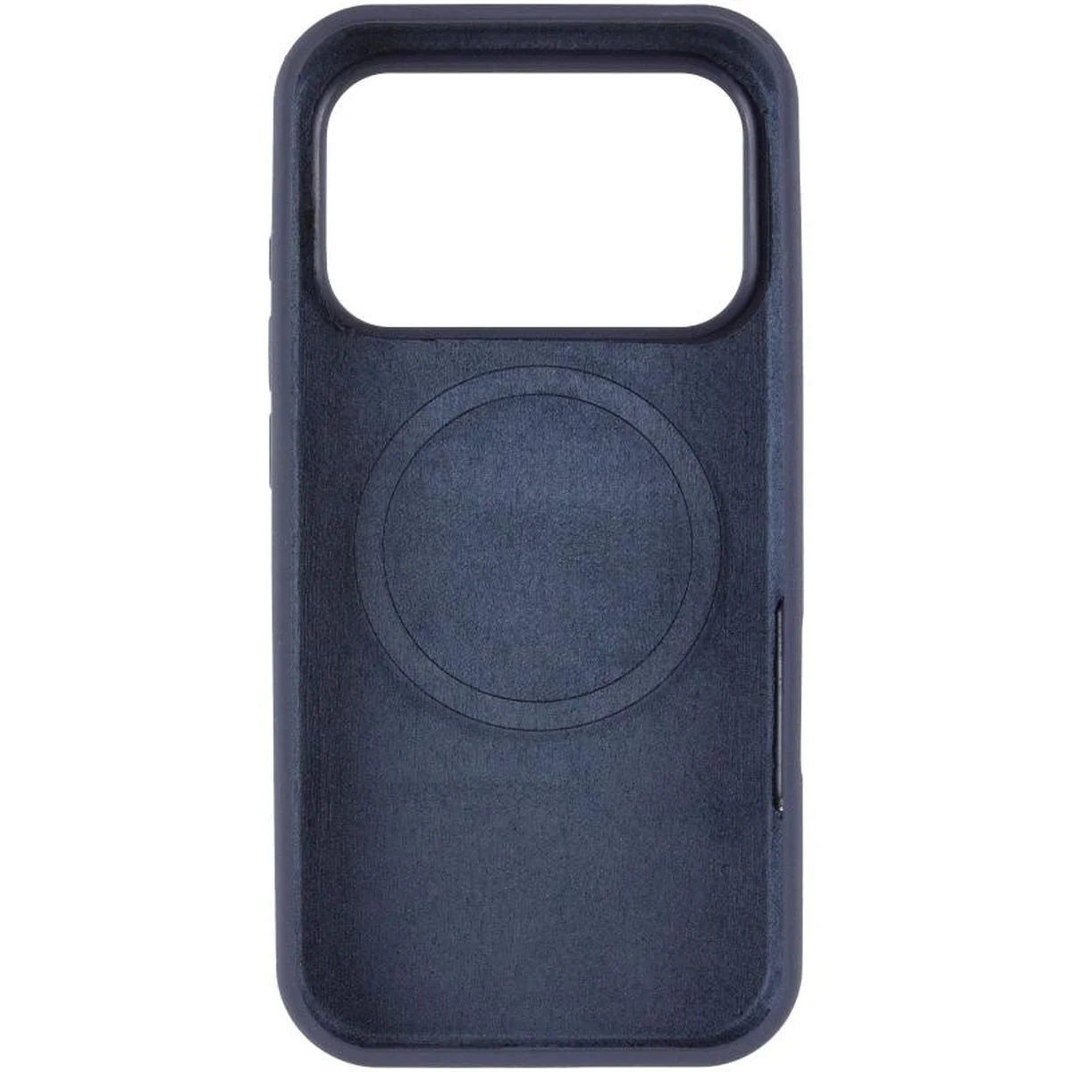 Чохол Silicone Case Full Protective (AA) V2 with MagSafe для Apple iPhone 17 Pro (6.3") Темно-синій / Midnight blue