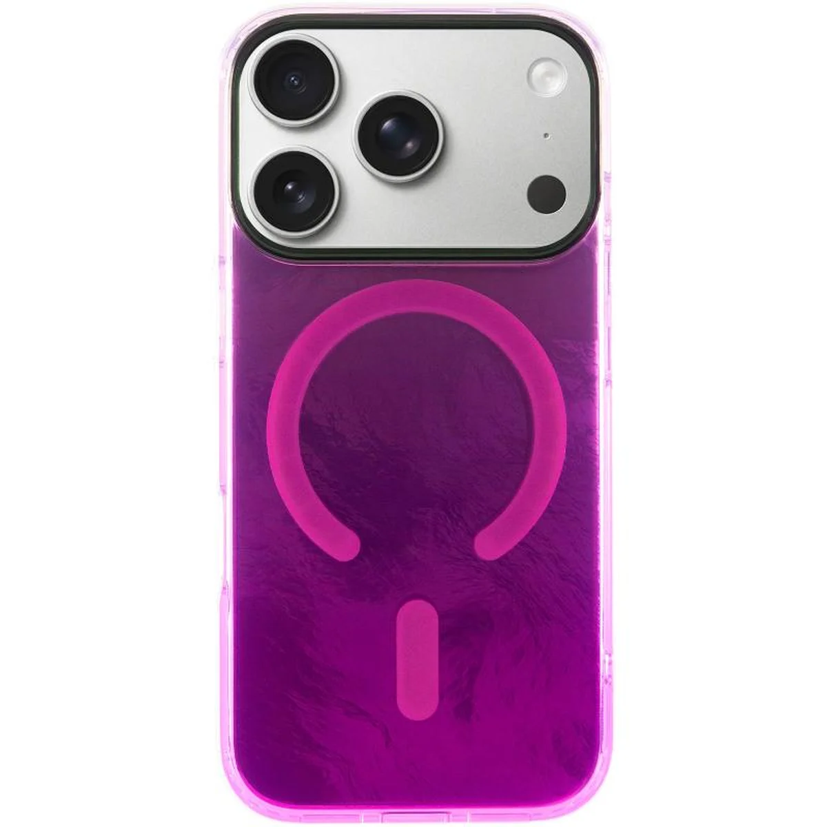 Чехол TPU Shiny Mountain (MagFit) для Apple iPhone 17 Pro (6.3") Pink