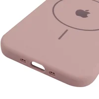 Чехол Silicone Case Full Protective (AA) V2 with MagSafe для Apple iPhone 17 Pro (6.3") Розовый / Pink Sand
