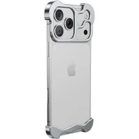 Чехол Minimalist Metal Bumper для Apple iPhone 17 Pro (6.3") Silver