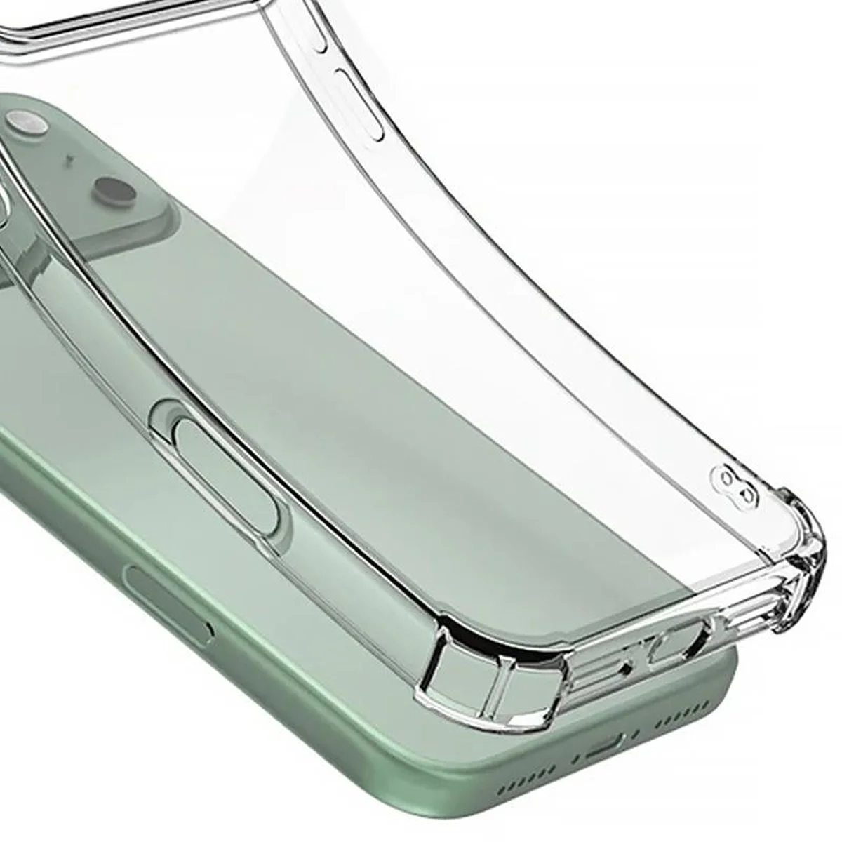 TPU чехол GETMAN Ease logo усиленные углы для Apple iPhone 17 Pro (6.3") Бесцветный (прозрачный)