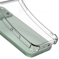 TPU чехол GETMAN Ease logo усиленные углы для Apple iPhone 17 Pro (6.3") Бесцветный (прозрачный)