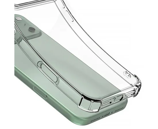 TPU чехол GETMAN Ease logo усиленные углы для Apple iPhone 17 Pro (6.3") Бесцветный (прозрачный)