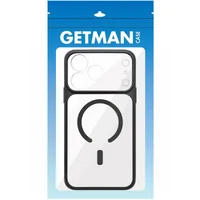 Чехол TPU GETMAN Moon Clear with MagSafe для Apple iPhone 17 Pro (6.3") Black