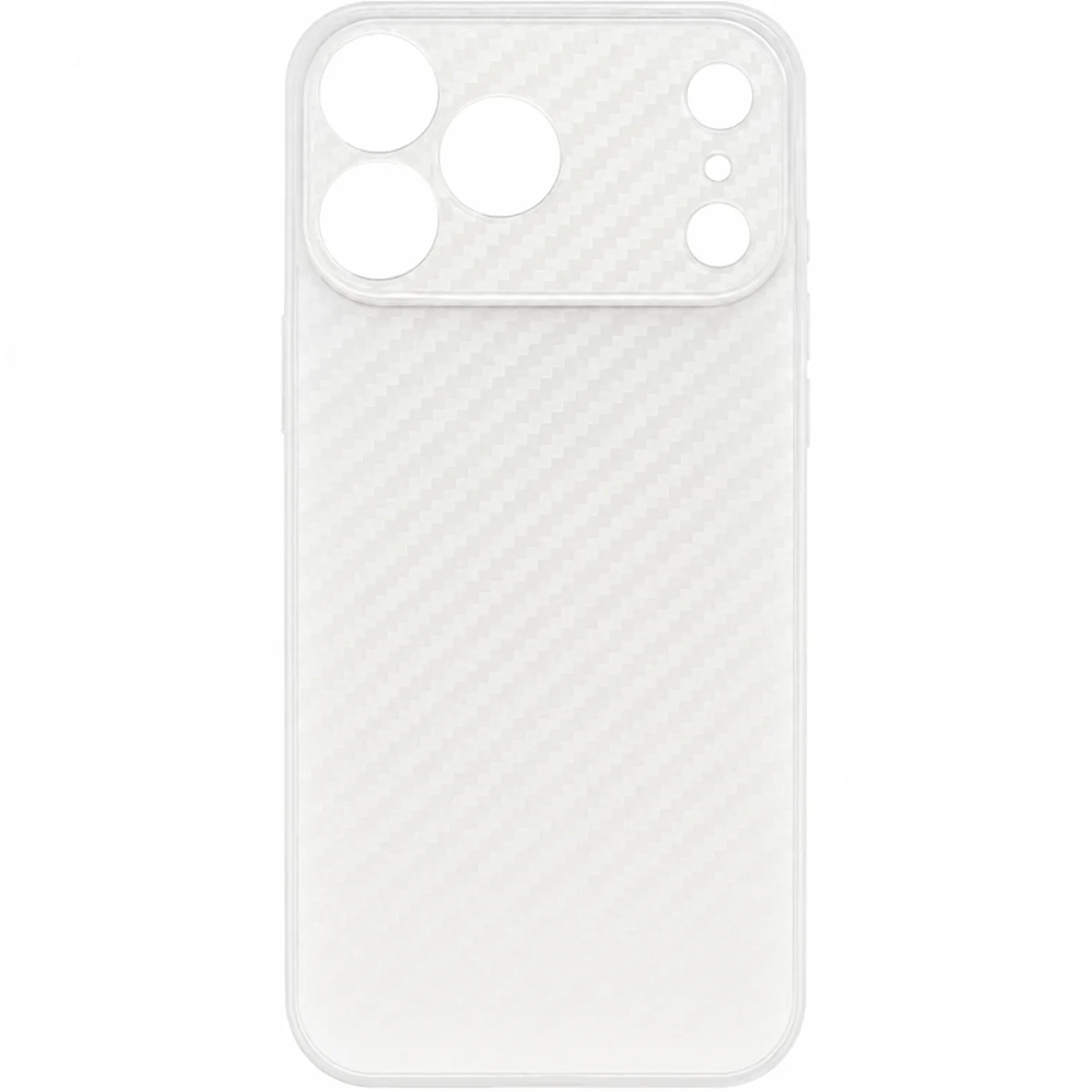 Чехол Getman Carbon Ultra Slim для Apple iPhone 17 Pro / 18 Pro (6.3") Clear White