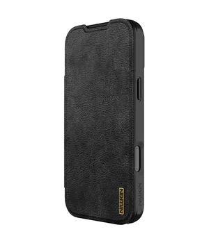 Кожаный чехол-книжка Nillkin Qin Pro Camshield для Apple iPhone 17 Pro (6.3") Black Кожаный чехол-книжка Nillkin Qin Pro Camshield для Apple iPhone 17 Pro (6.3") Black