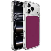 Чехол TPU+PC Space Pure Color with Magnetic Fit для Apple iPhone 17 Pro / 18 Pro (6.3") Cherry