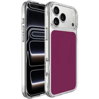 Чехол TPU+PC Space Pure Color with Magnetic Fit для Apple iPhone 17 Pro / 18 Pro (6.3") Cherry
