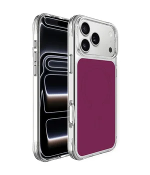 Чохол TPU+PC Space Pure Color with Magnetic Fit для Apple iPhone 17 Pro / 18 Pro (6.3") Cherry