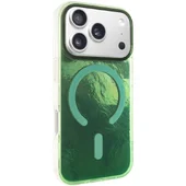 Чехол TPU Shiny Mountain (MagFit) для Apple iPhone 17 Pro (6.3") Green