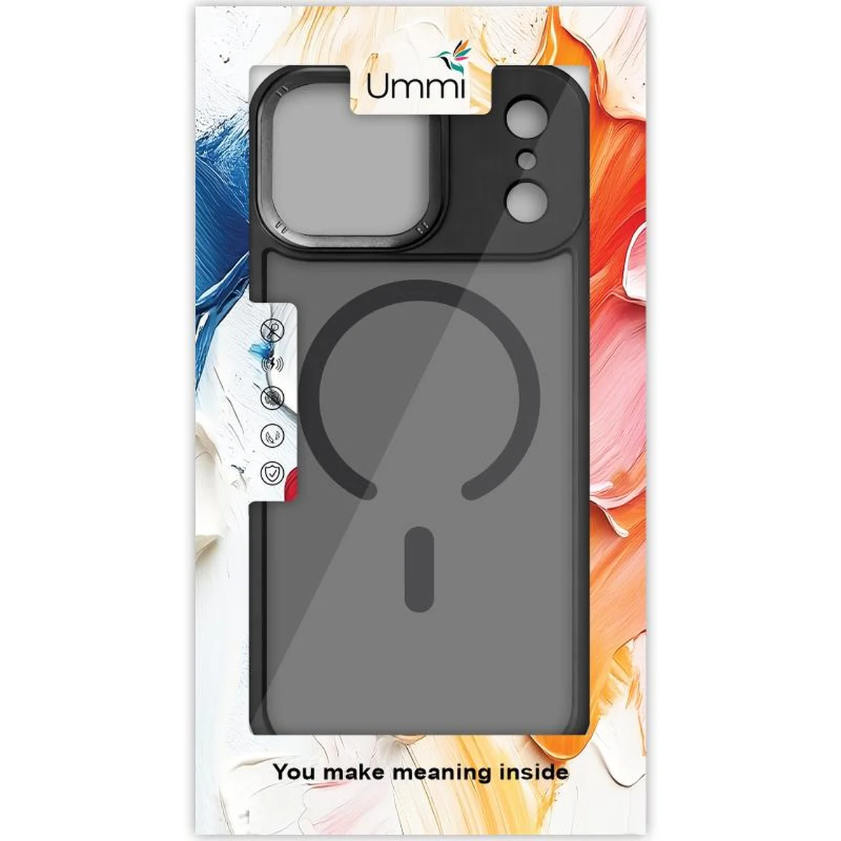 Чехол Ummi Ultimate with MagSafe для Apple iPhone 17 Pro (6.3") Black