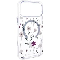 TPU+PC чехол Clear Garden with MagSafe для Apple iPhone 17 Pro (6.3") Cherry Petal
