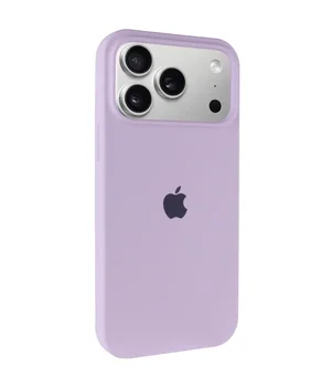 Чохол Silicone Case Full Protective (AA) для Apple iPhone 17 Pro (6.3") Бузковий / Lilac