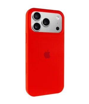 Чохол Silicone Case Full Protective (AA) Apple iPhone 17 Pro (6.3") Червоний / Red