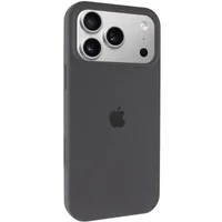 Чехол Silicone Case Full Protective (AA) для Apple iPhone 17 Pro (6.3") Серый / Dark Gray