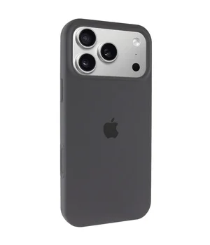 Чохол Silicone Case Full Protective (AA) для Apple iPhone 17 Pro (6.3") Сірий / Dark Gray