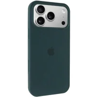 Чохол Silicone Case Full Protective (AA) для Apple iPhone 17 Pro (6.3") Зелений / Forest green