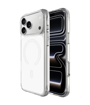 Чохол TPU+PC Space Pure Color with Magnetic Fit для Apple iPhone 17 Pro / 18 Pro (6.3") White