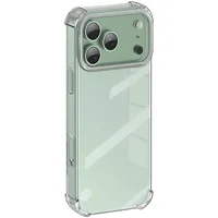 TPU чехол GETMAN Ease logo усиленные углы для Apple iPhone 17 Pro (6.3") Бесцветный (прозрачный)