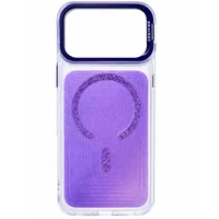 Чехол TPU+PC Jewel Sparkle with MagSafe для Apple iPhone 17 Pro (6.3") Lavender Glitter