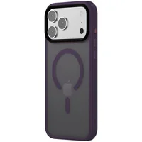 TPU+PC чехол Metal Buttons with MagSafe Colorful для Apple iPhone 17 Pro (6.3") Темно-фиолетовый / Dark Purple
